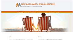 Desktop Screenshot of centrum-seksuologiczne.pl